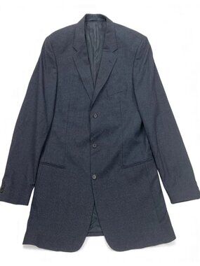 Hugo Boss Wool Einstein Sigma Men's 44L Blue Blazer Sports Coat Jacket 44 Long
